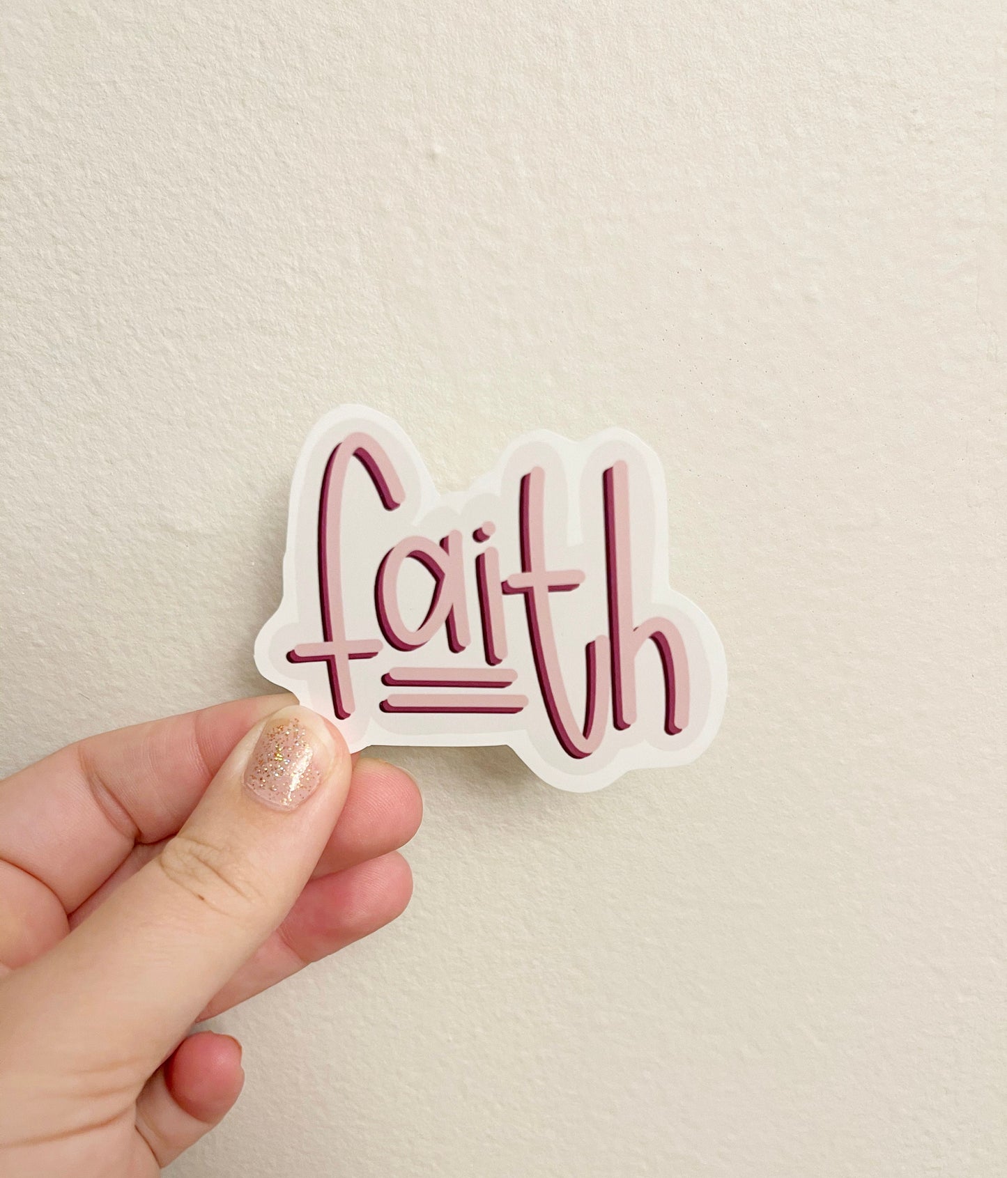 Faith Vinyl Sticker, Gift