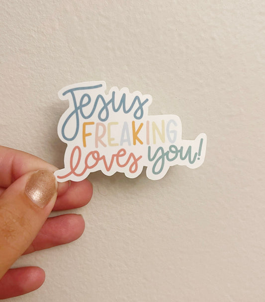Jesus Loves You Sticker, Gift