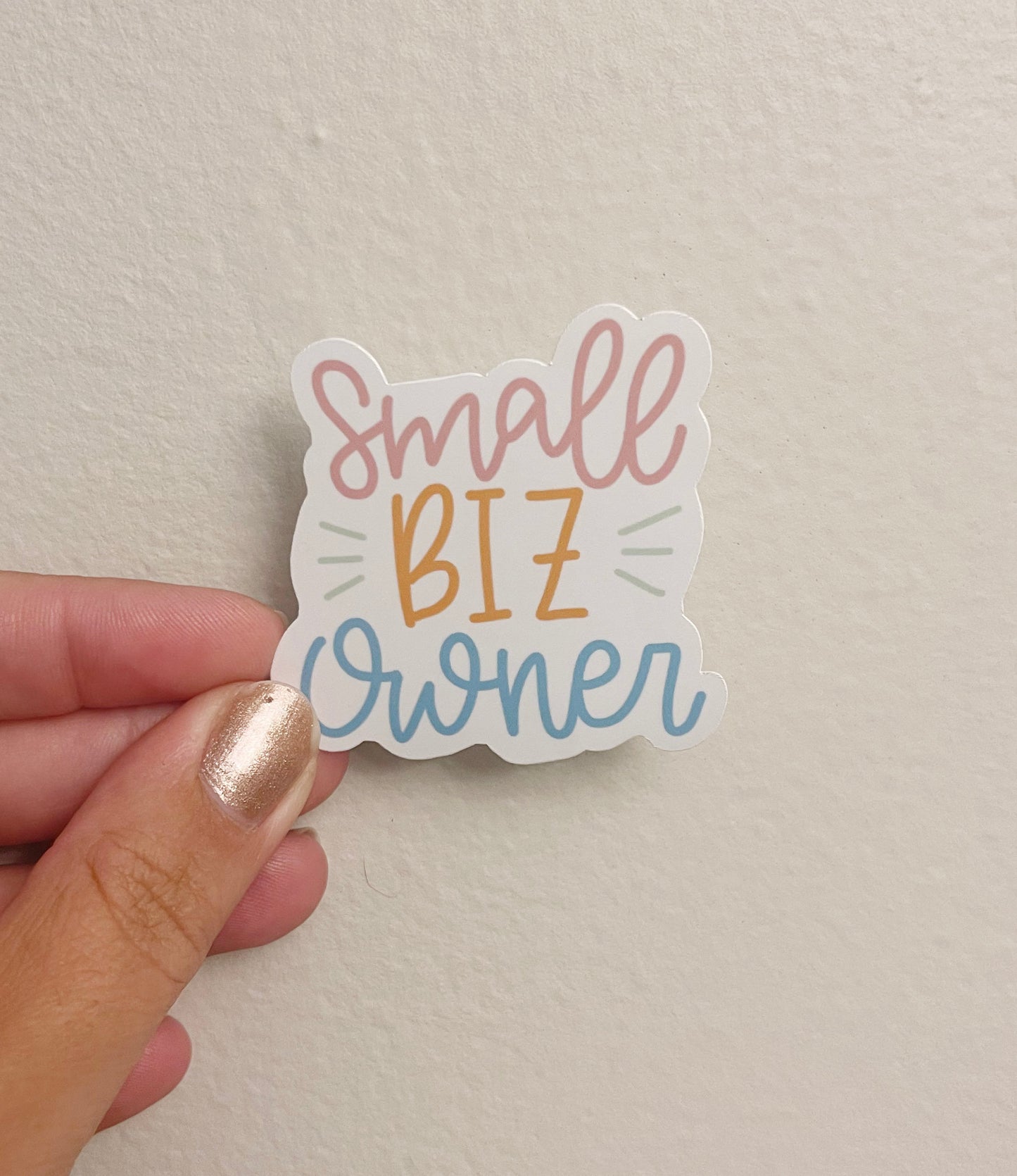 Small Biz Owner Sticker, Gift