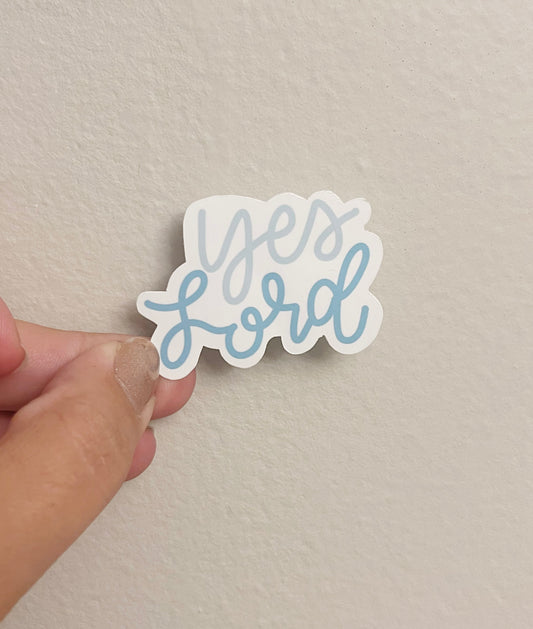 Yes Lord Sticker