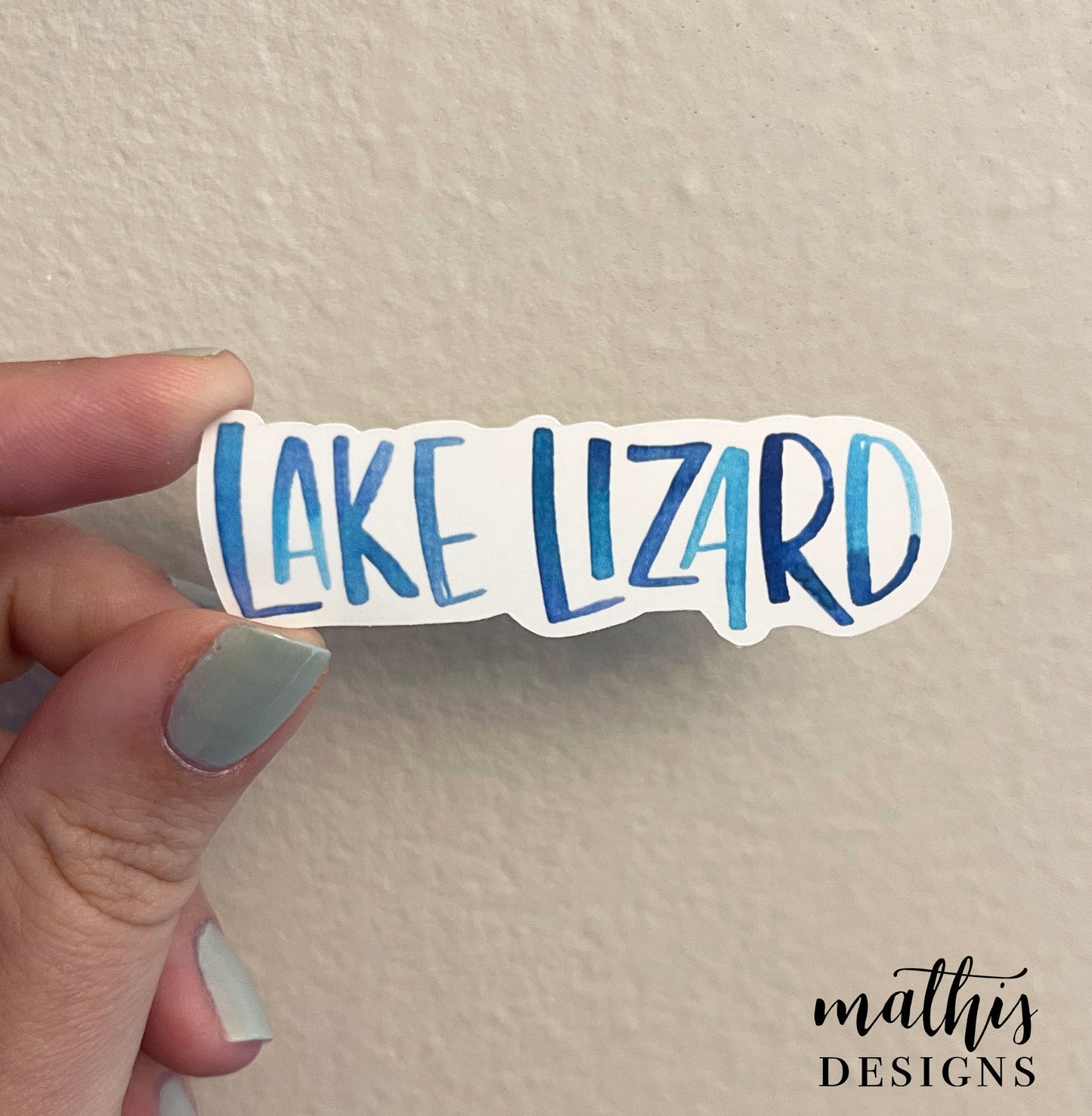 Lake Lizard Sticker, Lake Life Sticker, Lake Lover Decal, Lake House Life, Outdoorsy Sticker, Gift