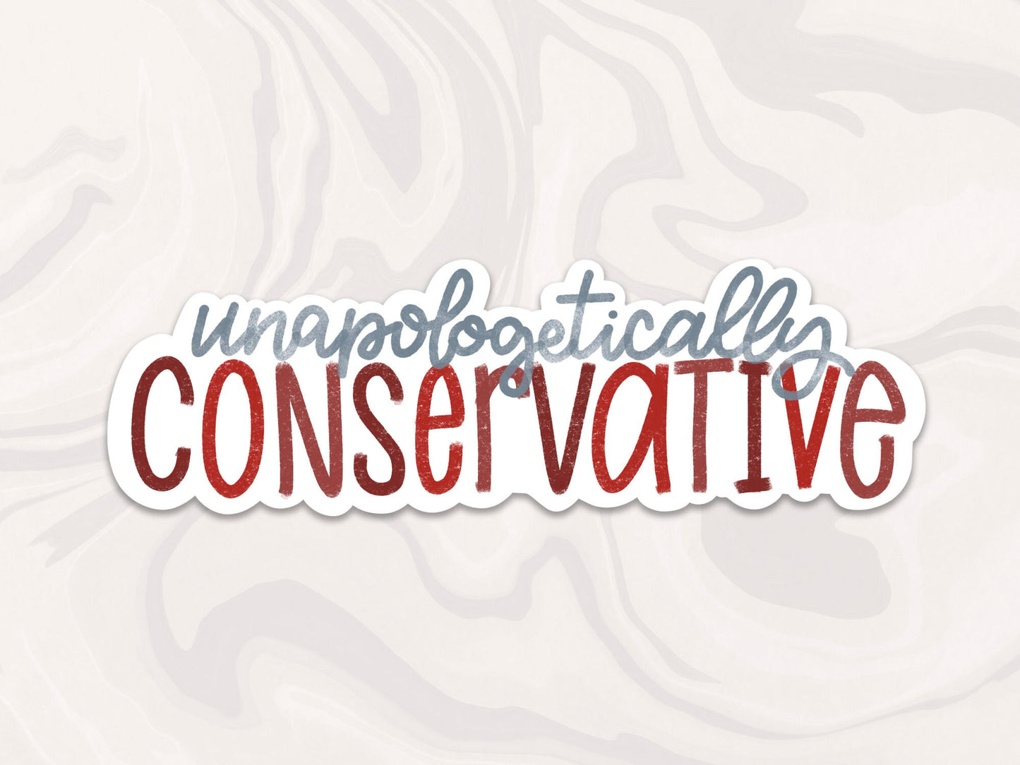 Unapologetically Conservative Sticker, American Sticker, America Accessories and Gifts, Republican Sticker, Gift